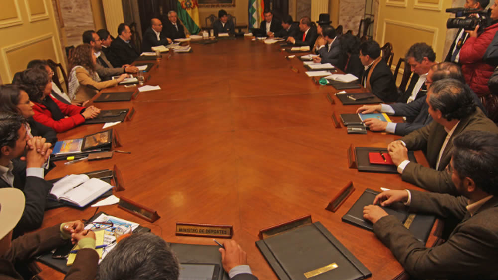 Gabinete de ministros de Bolivia 2016