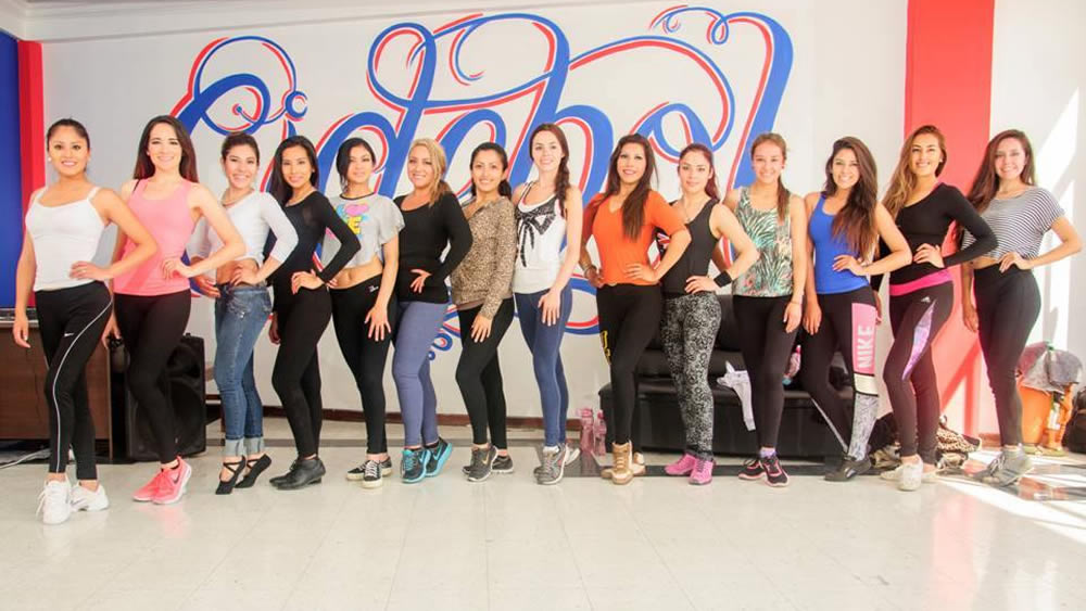 Actividades de las candidatas a Miss La Paz 2016. 