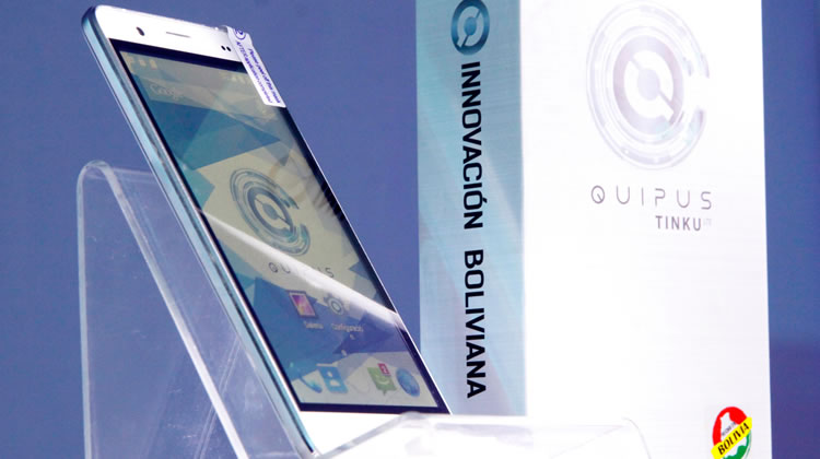 Quipus lanza a la venta, 40.000 smartphones ensamblados El Alto Bolivia.