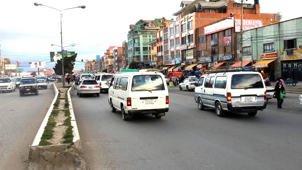 Transporte público en El Alto