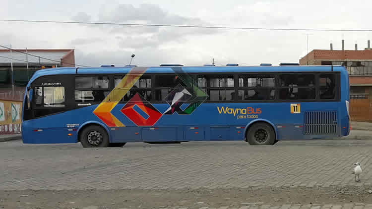 Wayna Bus, transporte masivo de El Alto