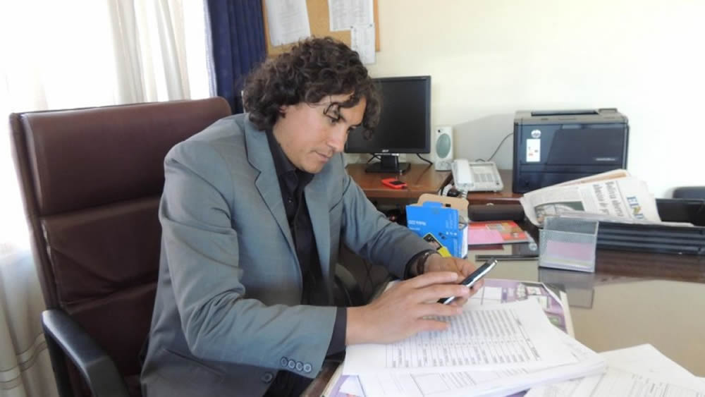 William Mass Torrelio, representante del Defensor del Pueblo en El Alto