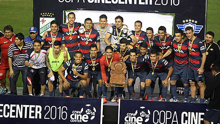 Wilstermann es campeón de la copa Cine Center 2016.(Foto:late.com.bo)