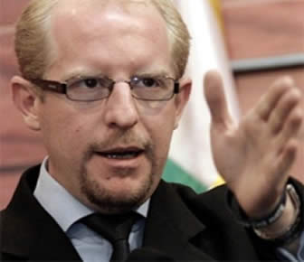 Adrián Oliva, diputado opositor.