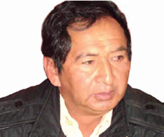 Lino Condori, Gobernador interino de Tarija.