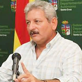 Rubén Costas, gobernador de Santa Cruz.