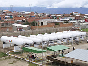 Tanques de almacenamiento YPFB