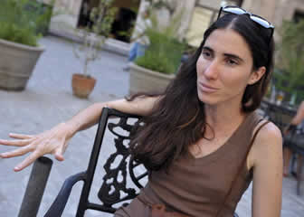 Yoani Sánchez bloguera cubana.