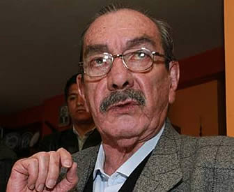 Antonio Peredo, ex senador boliviano del MAS
