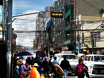 Crecimiento desordenado en la ciudad de El Alto