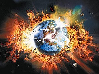 Imagen sobre una de las múltiples hipótesis sobre cómo sería el fin del mundo.
