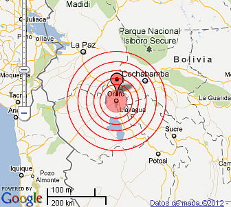 Sismo en Oruro