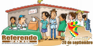 Referendo autonómico en Bolivia está en marcha en cinco departamentos