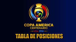 Tabla de Posiciones Copa América Centenario USA 2016