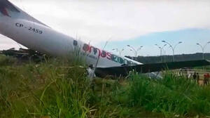 Avión de Amaszonas sufre incidente en Riberalta