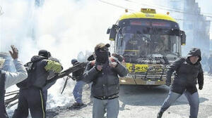 Policía reporta cuatro aprehendidos en disturbios en la Zona Sur de La Paz