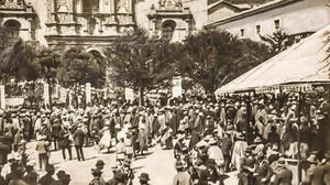 La primera Fiesta Juliana fue en 1854 con mucha juventud y nieve