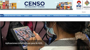 INE estrena página del Censo 2022 en Bolivia: censo.ine.gob.bo
