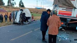 Reportan accidente de tránsito con cuatro fallecidos en Carabuco 