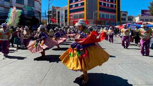 Entrada folklórica Virgen del Carmen generó más 200 millones de bolivianos