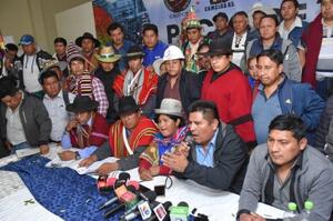 Anuncian cabildo y marcha para el 17 de octubre en El Alto