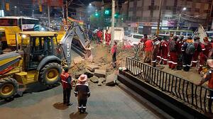 Alcaldía de El Alto amplia pasaje peatonal de calle 2 en avenida 6 de Marzo para mejorar seguridad
