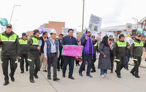 UPEA presente en la marcha por el Día Internacional de la Mujer