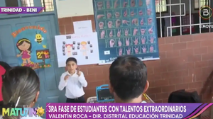 “Encuentro de estudiantes con Talentos Extraordinarios” inicia en Trinidad Beni