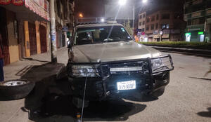 Funcionario departamental protagonizó hecho de tránsito vehicular en El Alto
