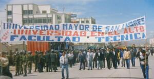 Hace 36 años se gestó el movimiento universitario en El Alto