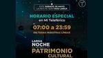 Mi Teleférico operará hasta la media noche en la Larga Noche de Museos 