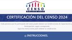 5 pasos para descargar certificado de censista voluntario