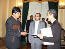 Primer embajador de Irán presenta Cartas Credenciales al presidente de Bolivia