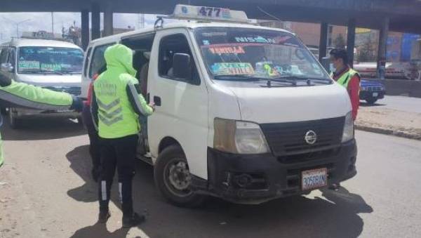 Activan controles en El Alto para no pagar más de Bs 1,50 
