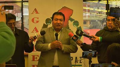 AGAMDEPAZ pide Bs 800 millones para combatir sequías, incendios y falta de agua