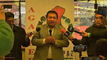 AGAMDEPAZ pide Bs 800 millones para combatir sequías, incendios y falta de agua