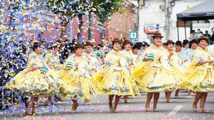 Más de 5.000 bailarines y músicos participaron en el lanzamiento del Gran Poder 2024