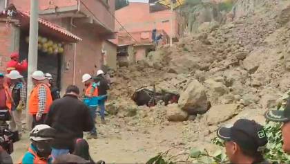 Tras intensas lluvias identifican más de 16 puntos con problemas de deslizamiento en La Paz