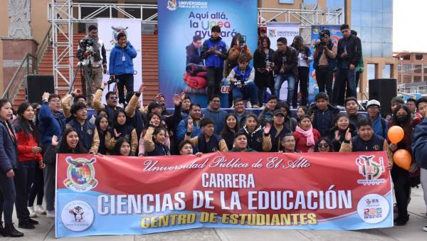 Caravana solidaria de la UPEA moviliza a sus 90 mil estudiantes