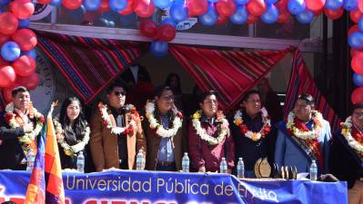 Misión cumplida con la entrega de los Consultorios Comunitarios de la UPEA