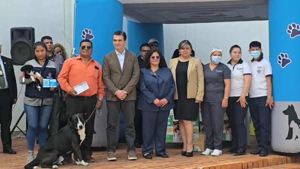 Presidente Paz lanza campaña antirrabica para vacunar a más de 3 millones de perros y gatos