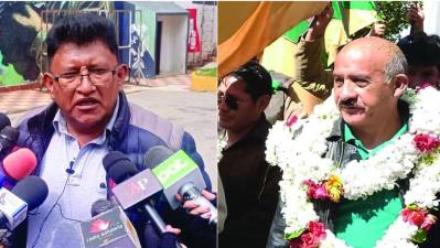 Juan Carlos Soraide de los Democratas de El Alto descalifica al mayor Vargas