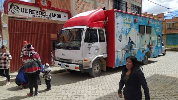 Brigadas móviles visitan unidades educativas que requieren la vacuna contra el sarampión