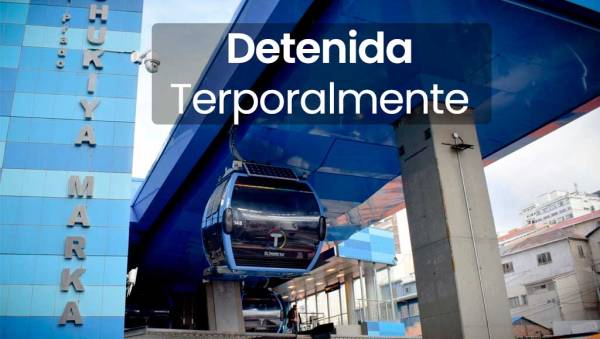 Mi Teleférico suspende operaciones en la Línea Azul tras nuevos ataques a estaciones