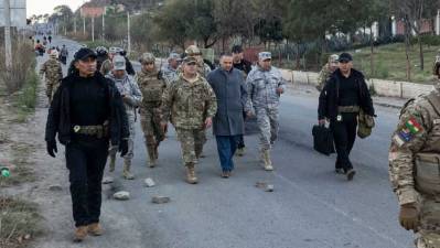 Operativo militar-policial desbloquea la ruta Río Abajo-La Paz